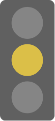 Trafikklys med gult signal