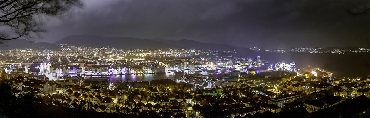 Bergen, natt