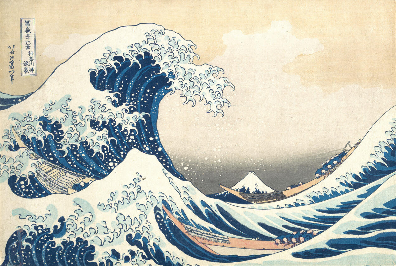 Under the Wave off Kanagawa, Katsushika Hokusai