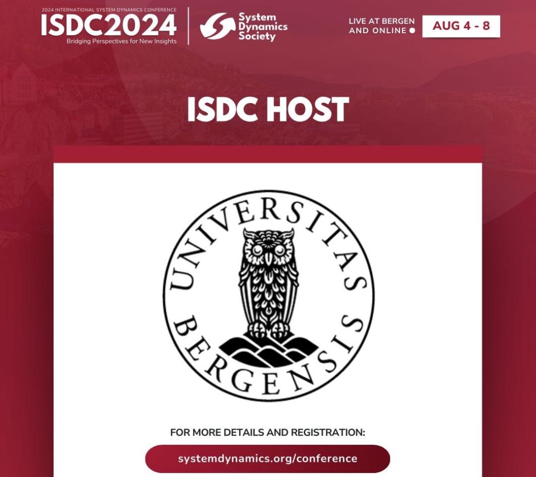 ISDC host 2024 promotional poster