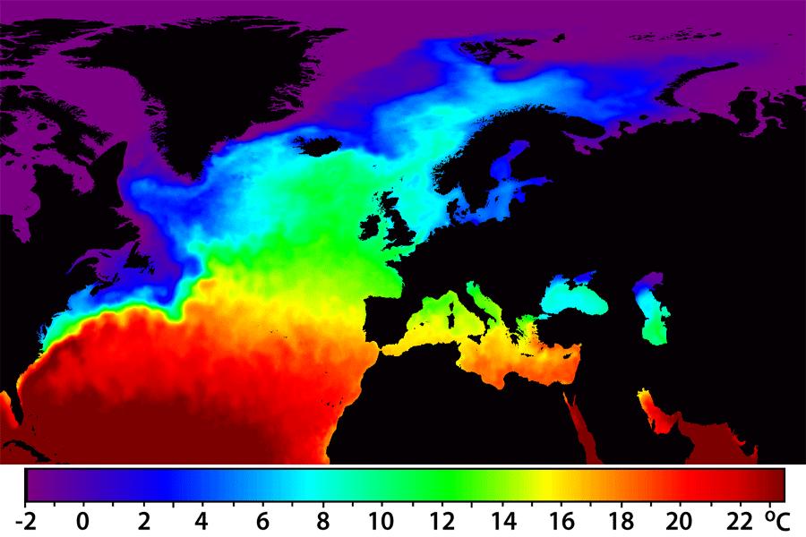 The North Atlantic Ocean drives the weather | News | University of Bergen