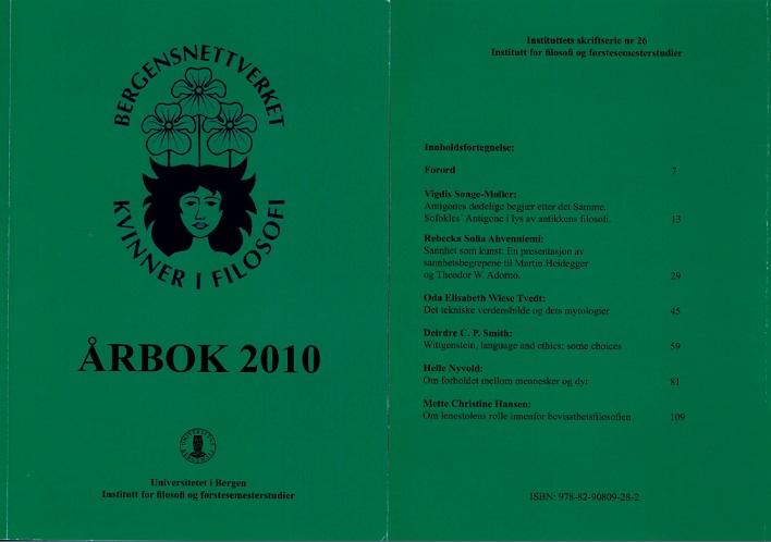 Bilde av omslaget til bnkfs årbok for 2010