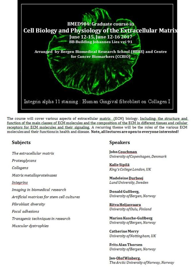 Matrix biologi kurs - plakat