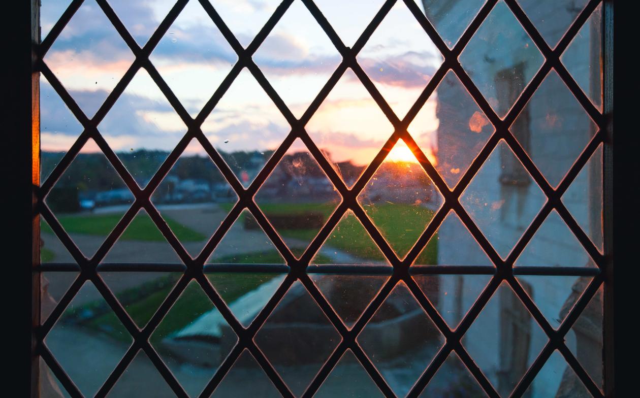 View from prison cell