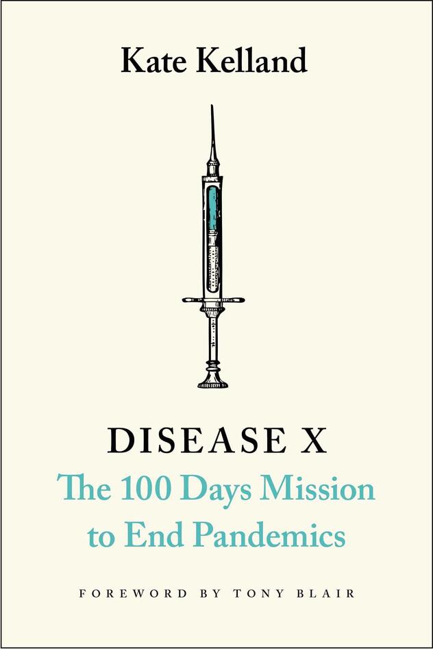 illustration of book cover "The 100 days Mission to End Pandemics"