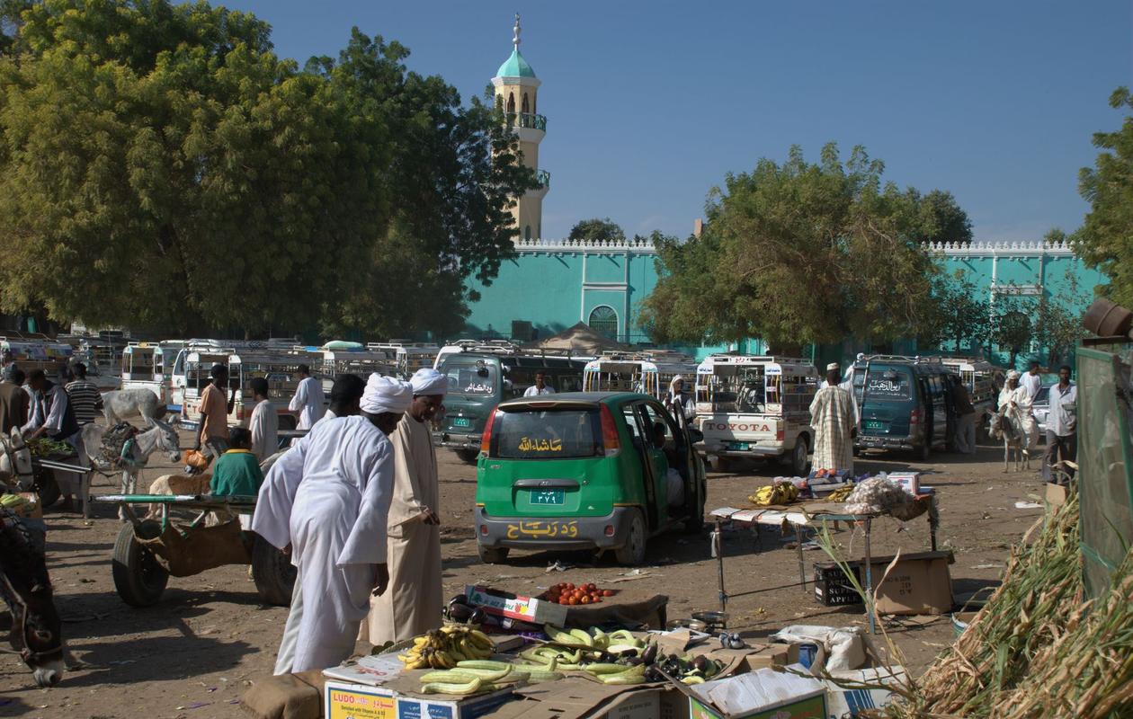 Marked i Dongola, Sudan