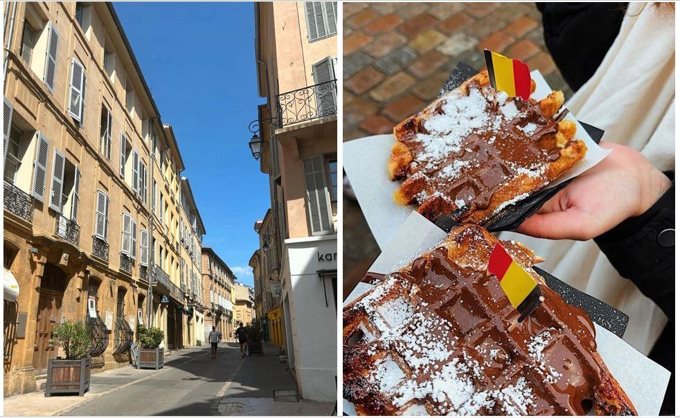 Gater i Frankrike og Belgisk vaffel