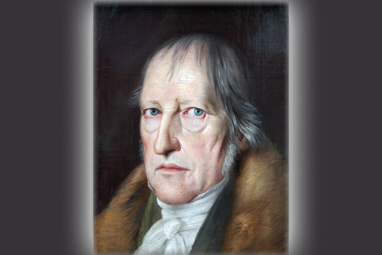 Maleri av Hegel