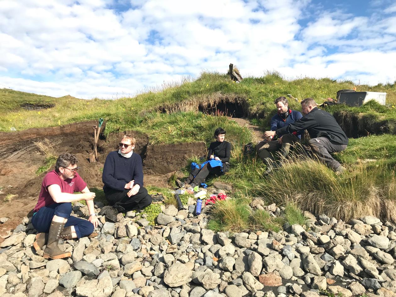 Some of the participants on the Strandir-project, Iceland