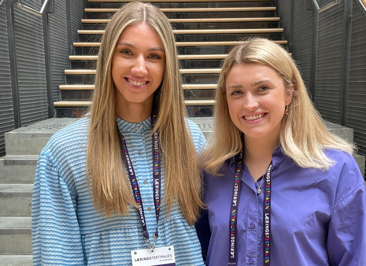 Jusstudenter fra UiB på Læringsfestivalen.