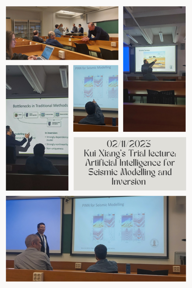 Collage of Kui's trial lecture