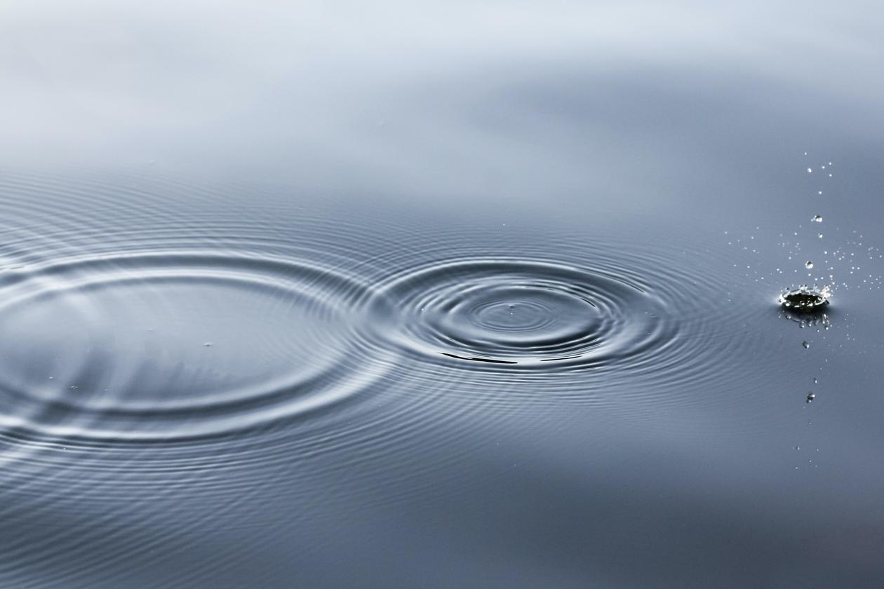 Ripples in water