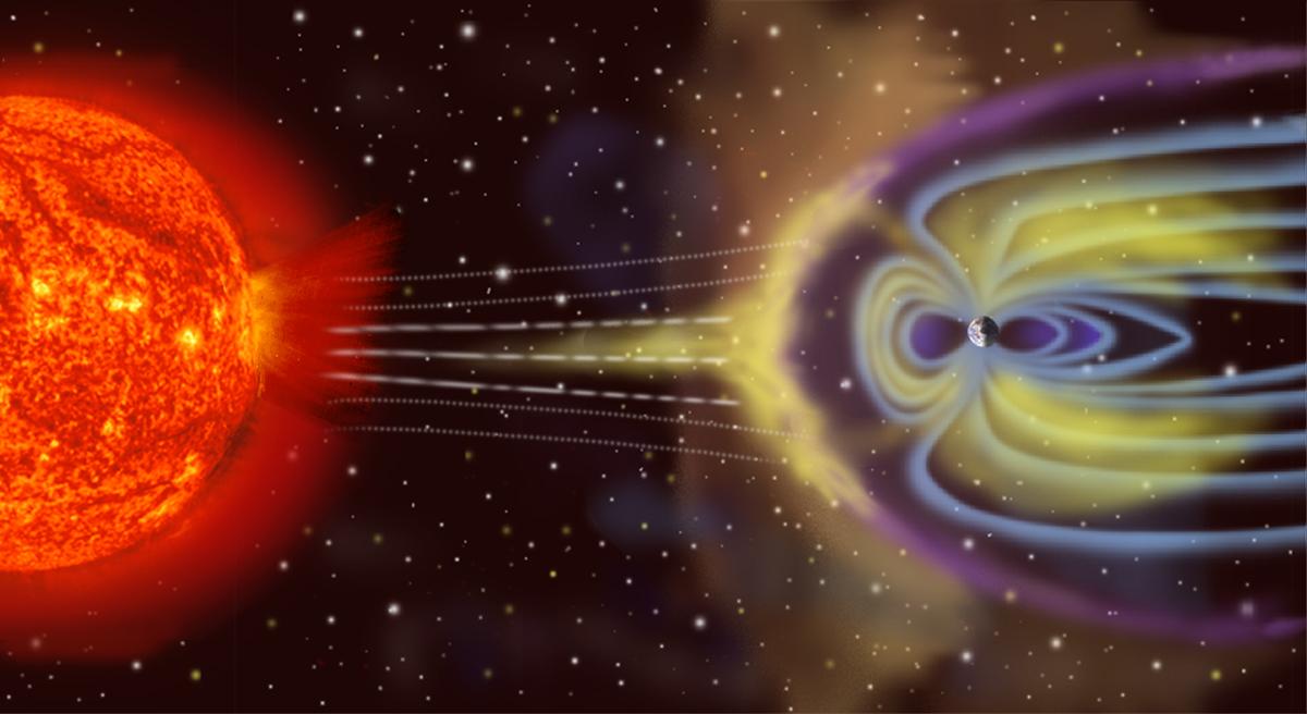 Rendition of magnetosphere