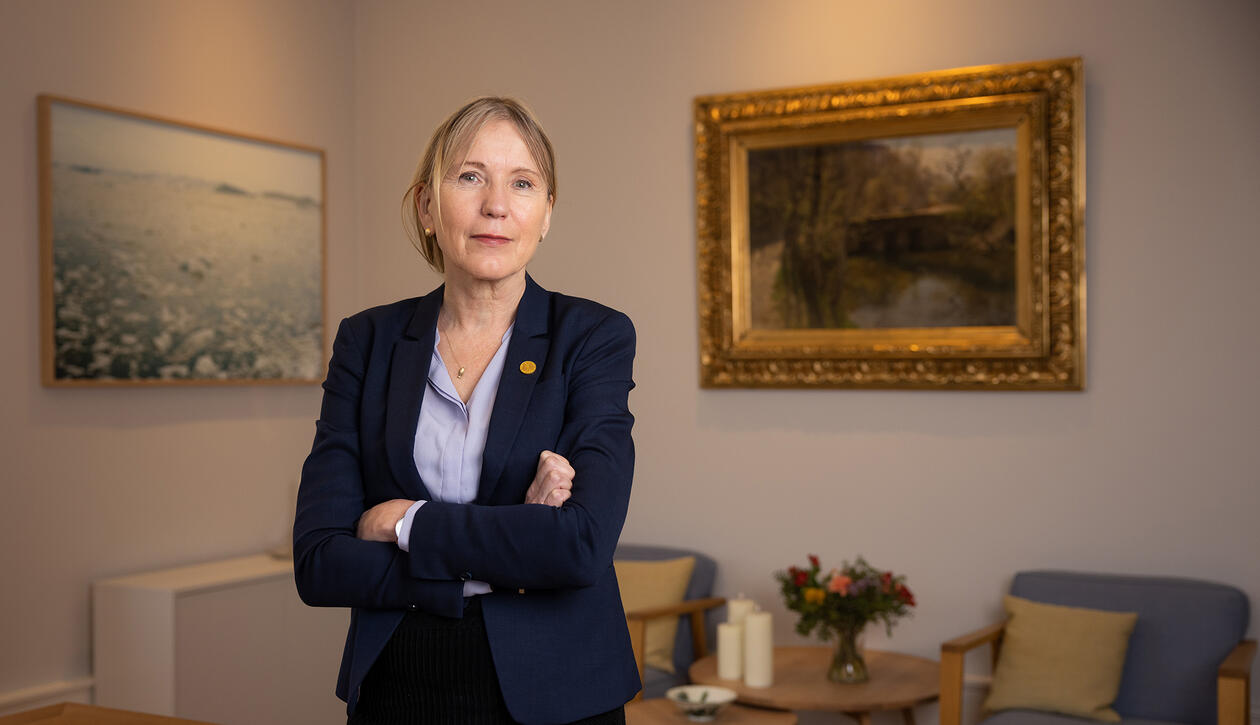 Bilde av rektor Margareth Hagen 