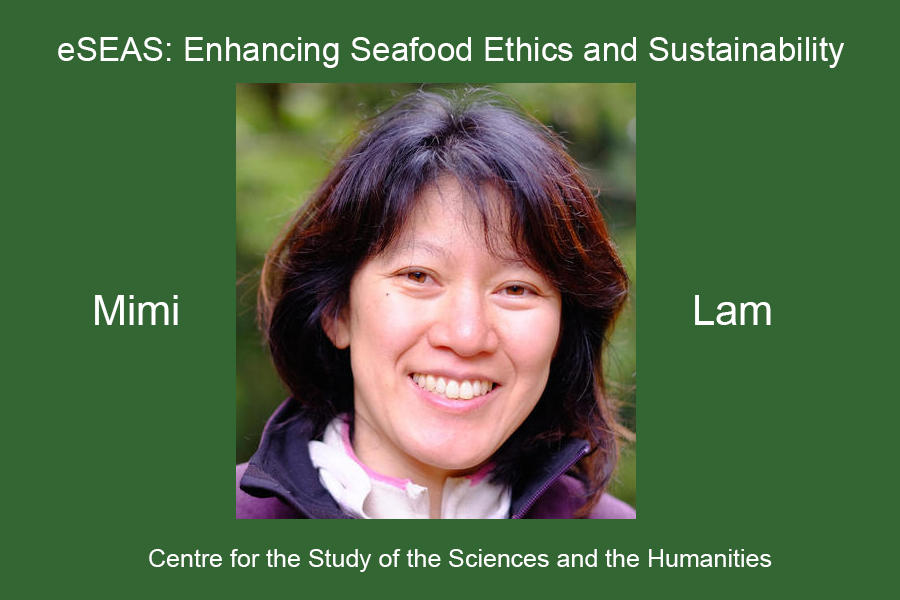 Mimi Elizabeth Lamog tittelen på foredraget hennes: "eSEAS: Enhancing Seafood Ethics and Sustainability"