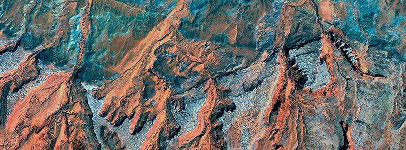 Moab Bartlet fault satelite image
