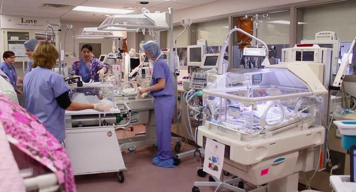 high tech neonatal unit