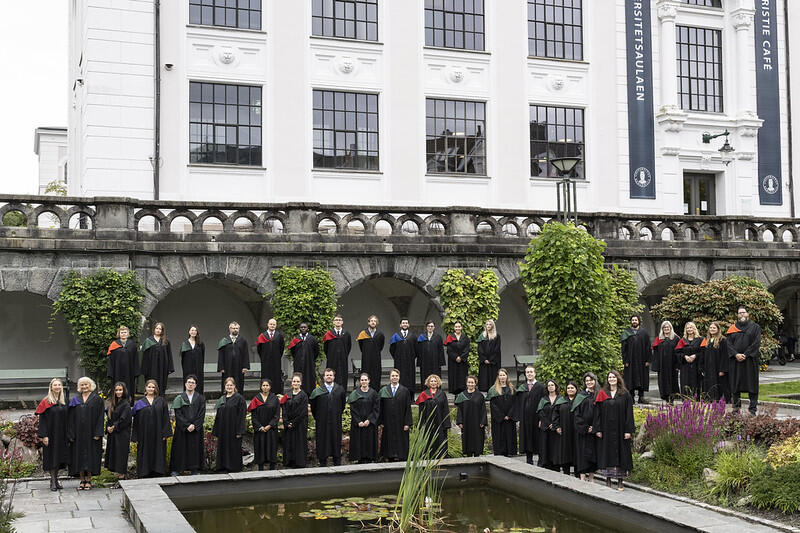 Many finished PhD candidates at Muséhagen