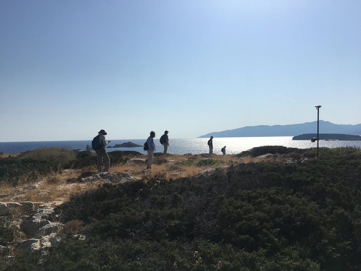 SCIP team in action in the Cyclades