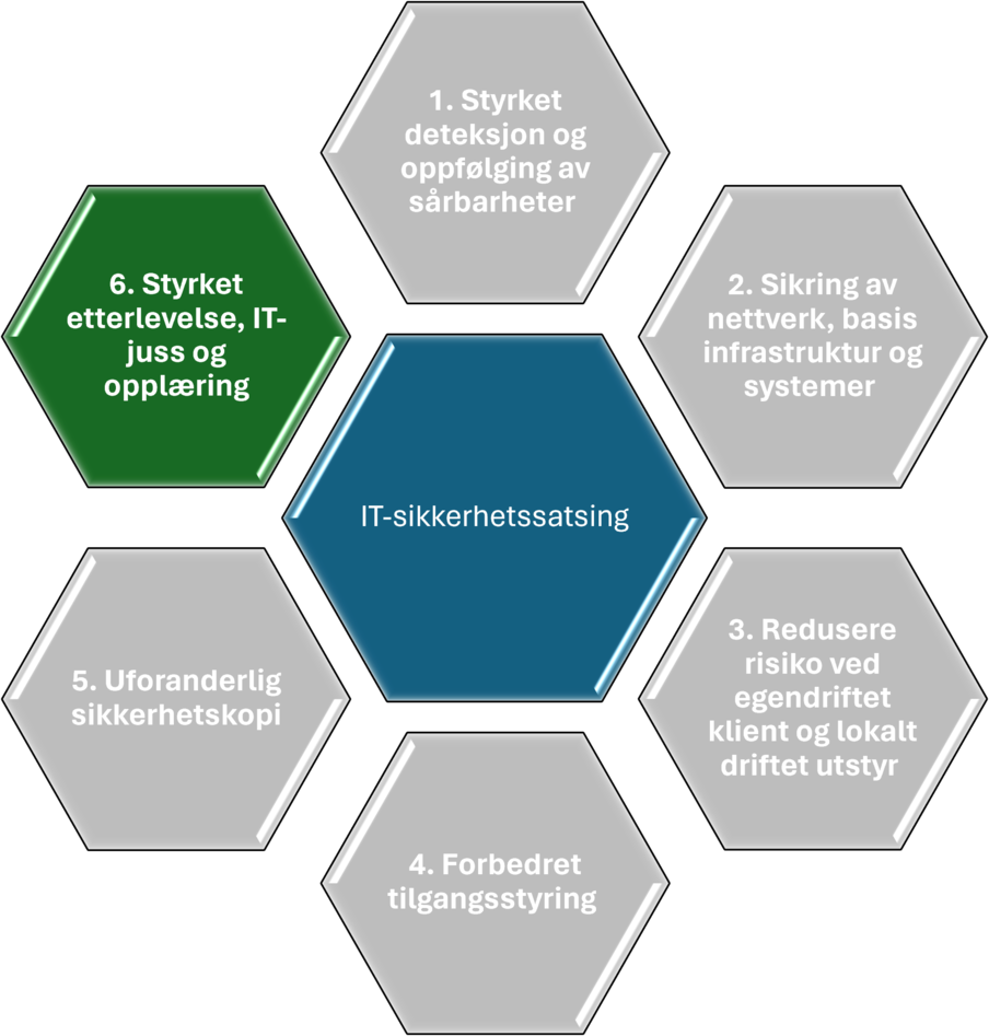 Styrket etterlevelse, IT-juss og opplæring