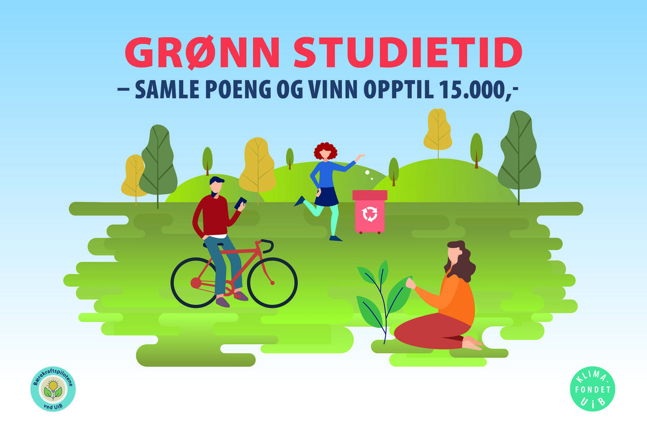 Prosjekt Grønn studietid illustrasjon