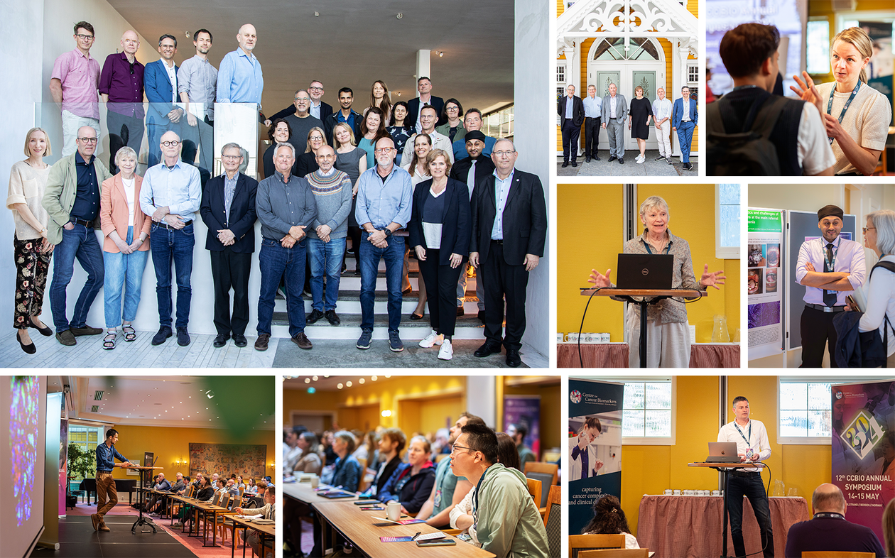 Collage of photos from the CCBIO annual symposium 2024.