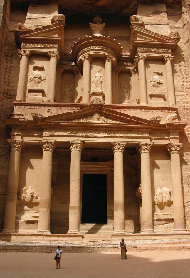 royal tomb in the ancient city of petra jordan