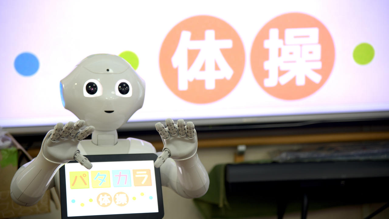 The robot Pepper supports patients at Japanese Nursing Homes.