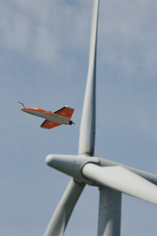 Fig. 4: Operation of SUMO in a wind park for the investigation of wake effects