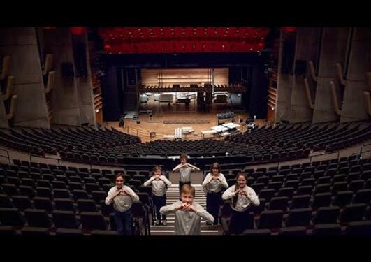 The Edvard Grieg children's choir honor the world's frontline workers fighting COVID-19.