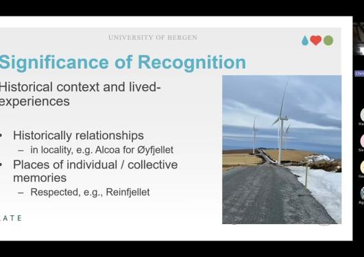 BEL Lunch  Communities fairness perceptions in onshore wind deployment  reflections from two case st