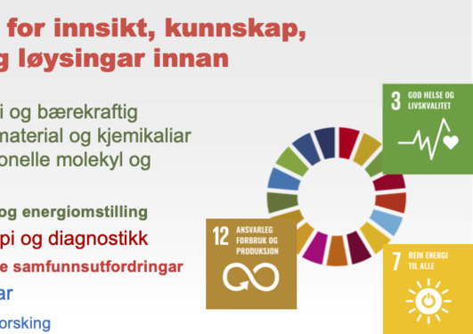 Forskningsfokus ved Kjemisk institutt