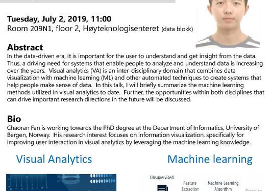 Machine learning in visual analytics