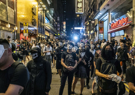 demonstrasjoner i Hongkong