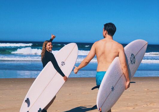 Surfing i Australia 