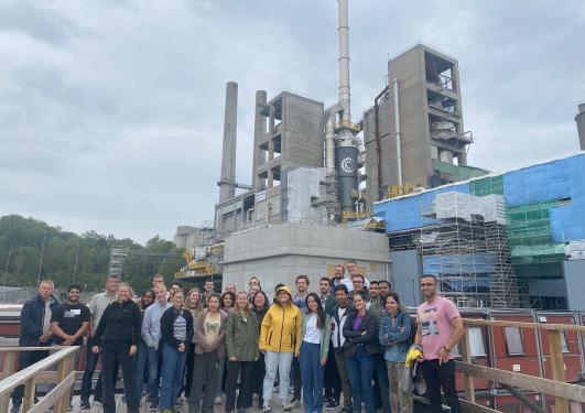 NorRen sommeskole hos Heidelberg Materials Brevik sementfabrikk. 