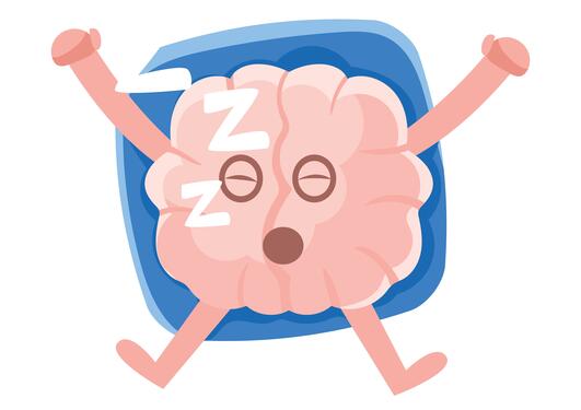 Sleeping brain emoji