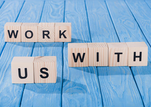 Work with us - positions available