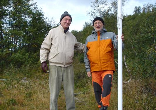 Two men in outdoor clothing