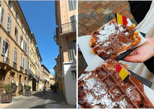 Gater i Frankrike og Belgisk vaffel