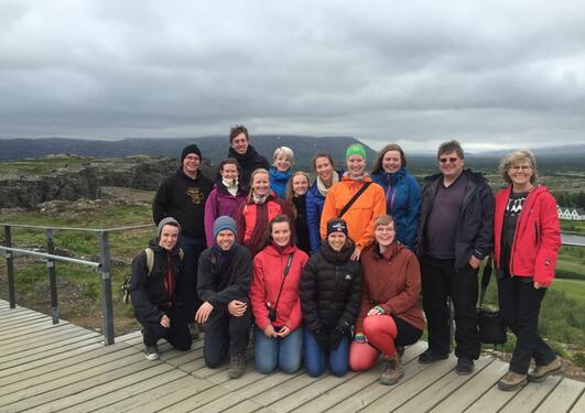 Bilde fra Thingvellir, Island GEOV323