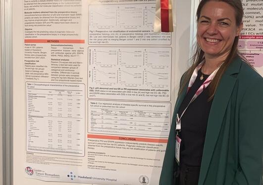 Hege Berg wins award for best poster at ESMO 2024