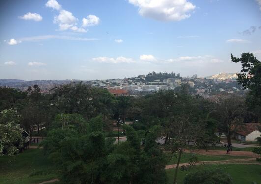 View over Kampala