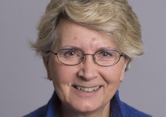 Picture showing professor emerita Ingrid Simonnæs