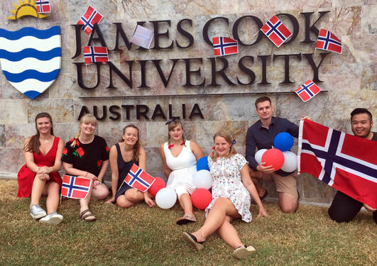 Norske studenter ved James Cook University, Australia