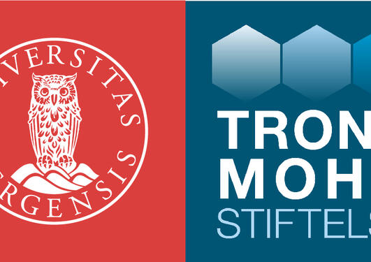 UiB og Trond Mohn stiftelses logoer på norsk