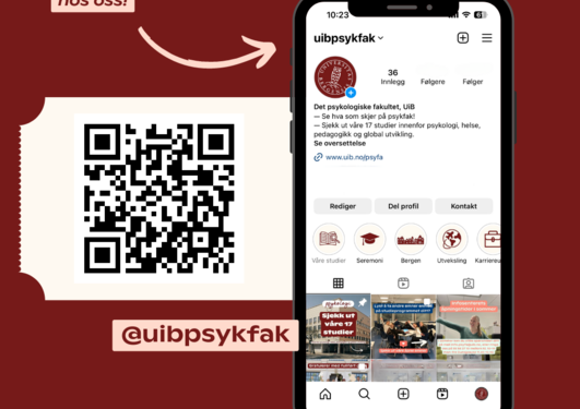 Følg fakultetet på Instagram - uibpsykfak
