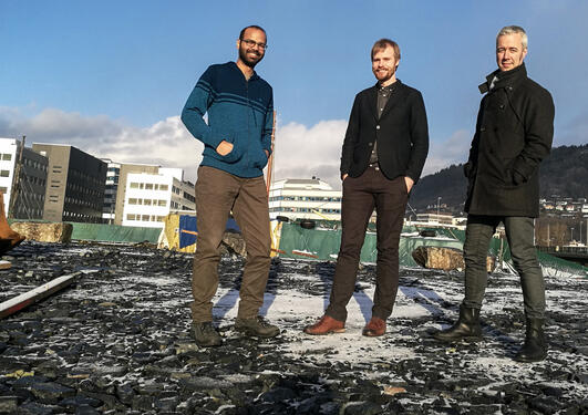 Siddharth Sareen, Jakob Grandin and Tarje Wanvik