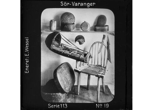 Samiske gjenstander fotografert av Ellisif Wessel