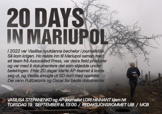 Filmplakat - 20 days in Mariupol